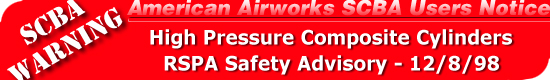RSPA HP Composite Cylinder Advisory