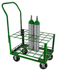 Oxygen Cylinder Cart - 24 Cylinders