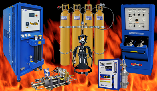 Breathing&nbsp;Air&nbsp;Compressors,&nbsp;Air Control Panels, Cascade Systems & Air Filling&nbsp;Stations for&nbsp;Fire Departments