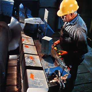 Forging Quality Steel Cut Into Slugs