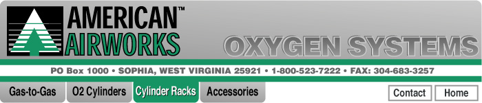 Oxygen Cylinder Racks - Oxygen Cylinder Cartsfor Oxygen